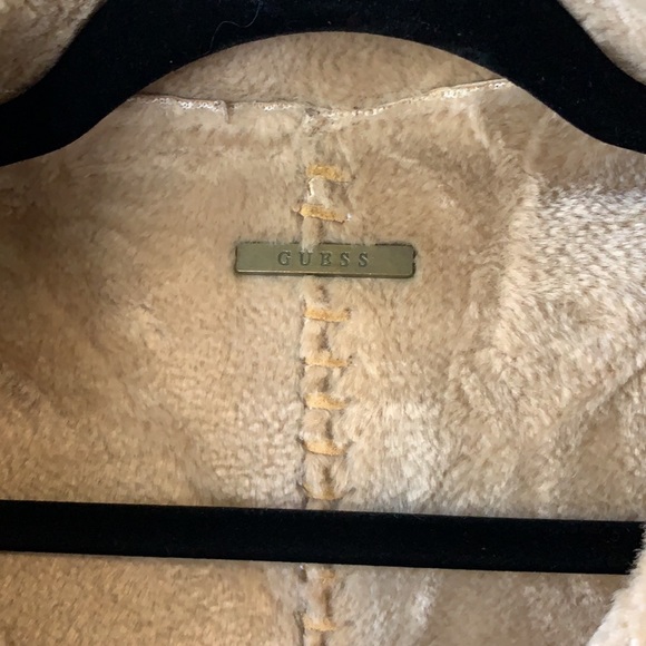 Suede beige jacket from Guess, size small - Picture 3 of 7